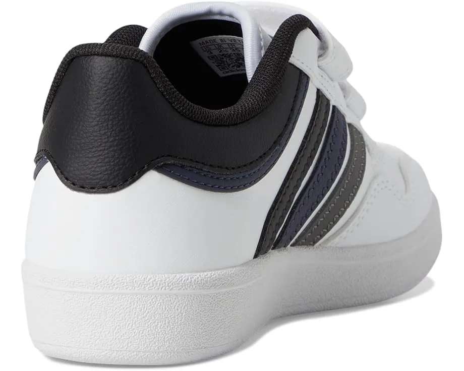 Детские кроссовки Hoops 4.0 от adidas с низким силуэтом и застежками на липучках