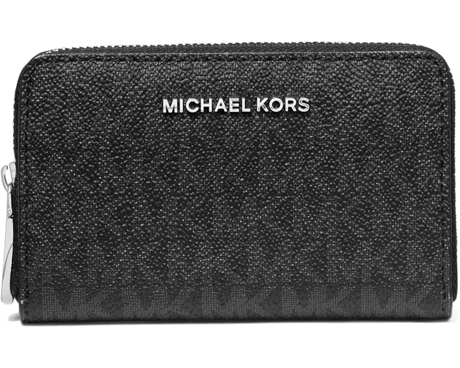Кардхолдер MICHAEL Michael Kors Jet Set Small Zip Around с тисненой кожей