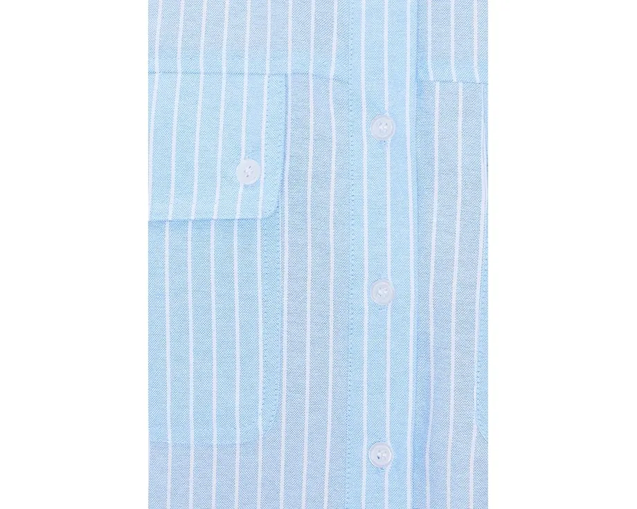 Рубашка Blank NYC Sky Dive в полоску с укороченными рукавами