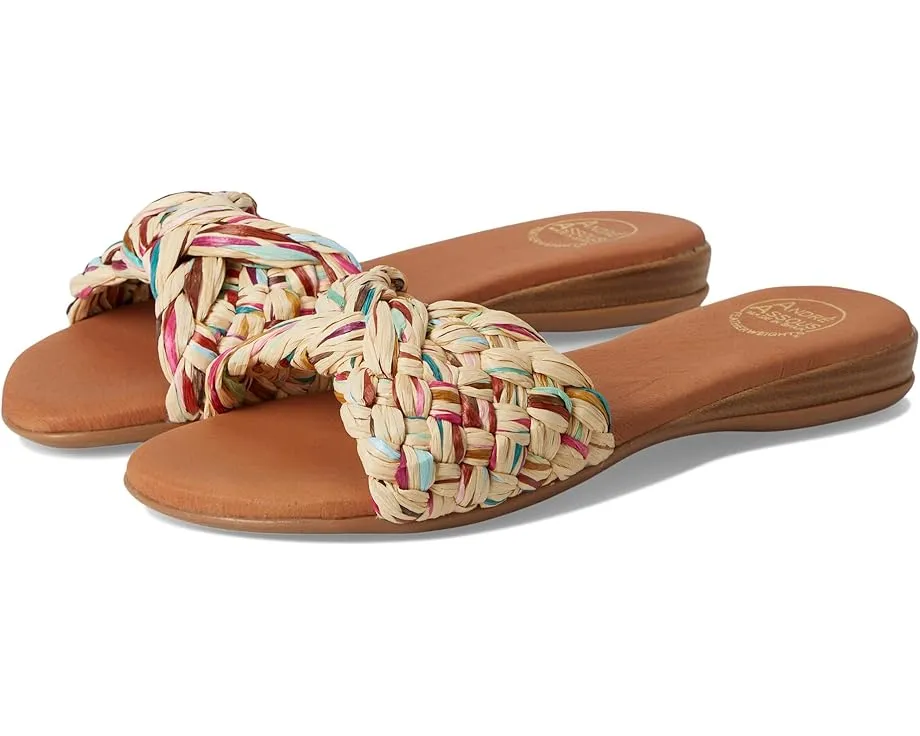 Andre Assous Сандалии Nahala на низком каблуке с плетеным верхом