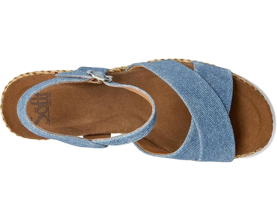 Босоножки Diana от Sofft с регулируемой пряжкой и пробковой стелькой