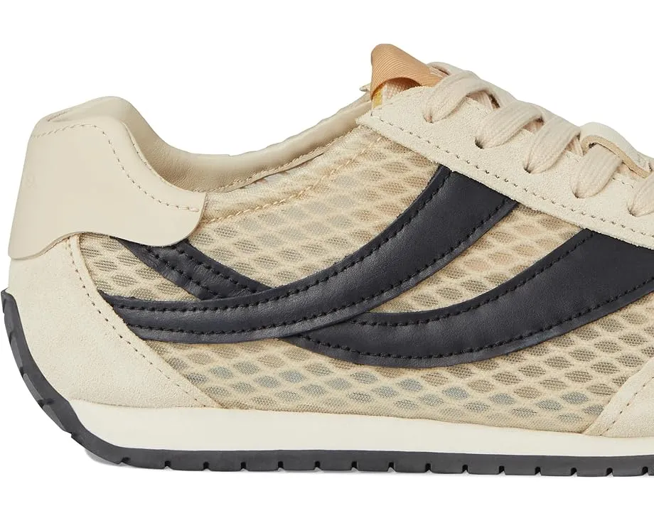 Кроссовки Vince Oasis Runner-W на шнуровке из мягкой кожи с контрастными деталями