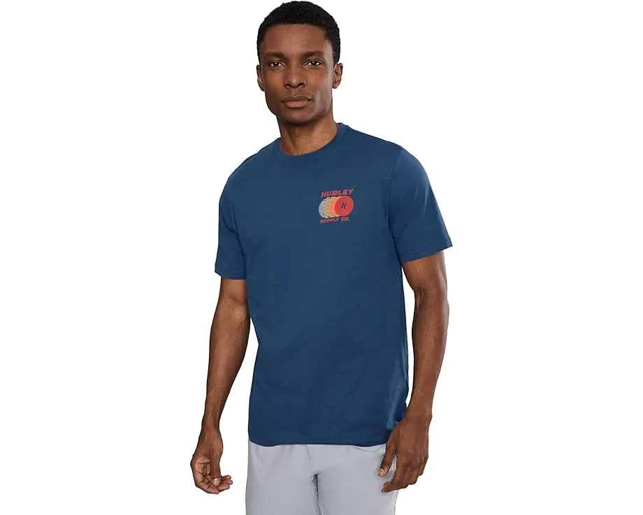 Футболка Hurley Fast Circles с коротким рукавом и принтом на груди