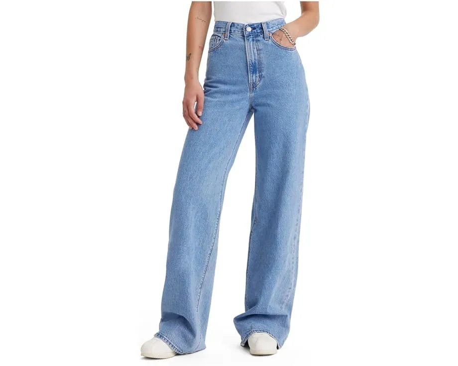 Джинсы Levi's® Ribcage Wide Leg с высокой талией и широкими штанинами