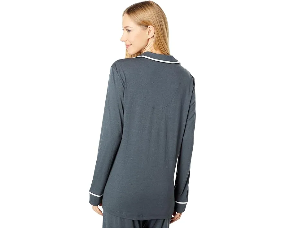 Пижамный комплект Cosabella Bella с длинным рукавом и брюками свободного кроя