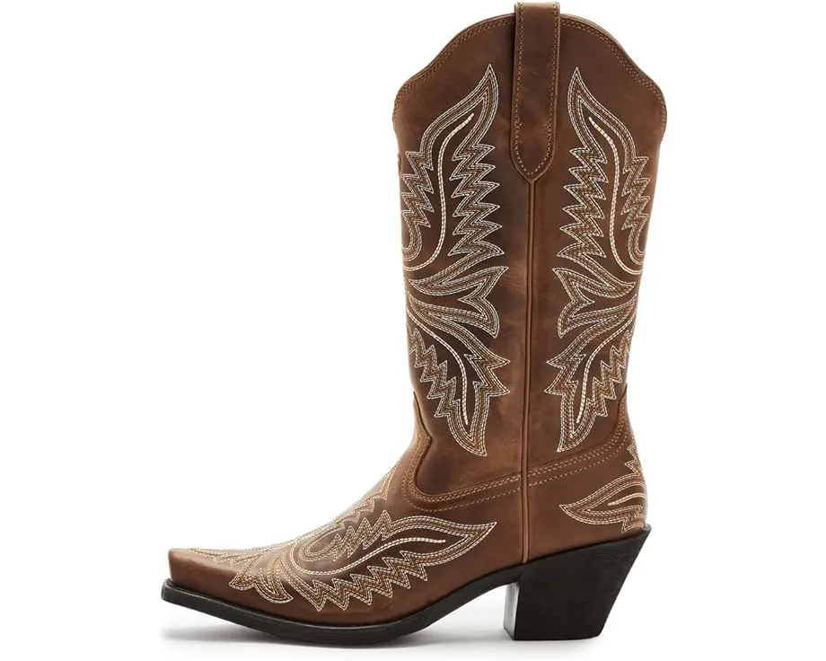 Ковбойские сапоги Ariat Round Up Collins с зауженным носком и блоком каблука