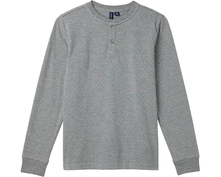 Детская толстовка Janie and Jack с воротником хенли и длинными рукавами