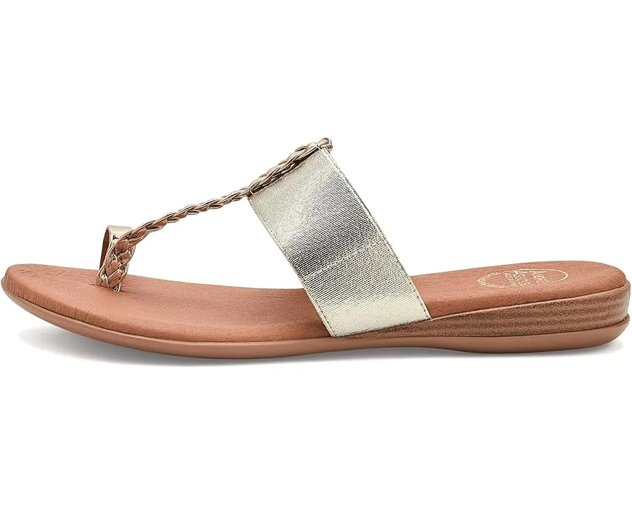 Летние сандалии Andre Assous Neo с кольцом для пальца и эластичным ремешком