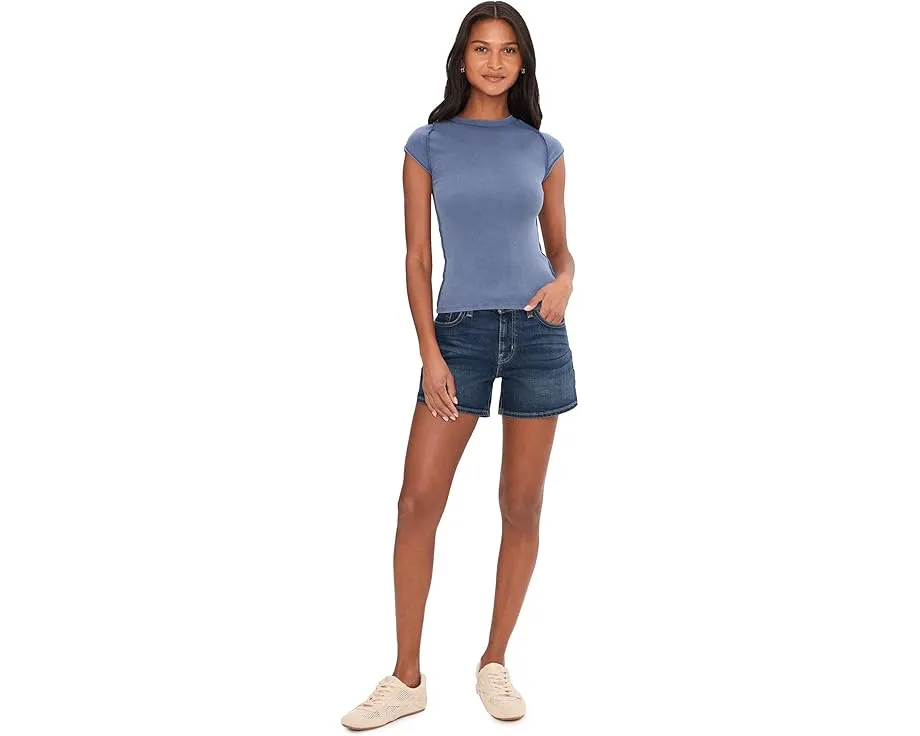 Шорты Levi's A-Line с завышенной талией и запахом из 100% хлопка