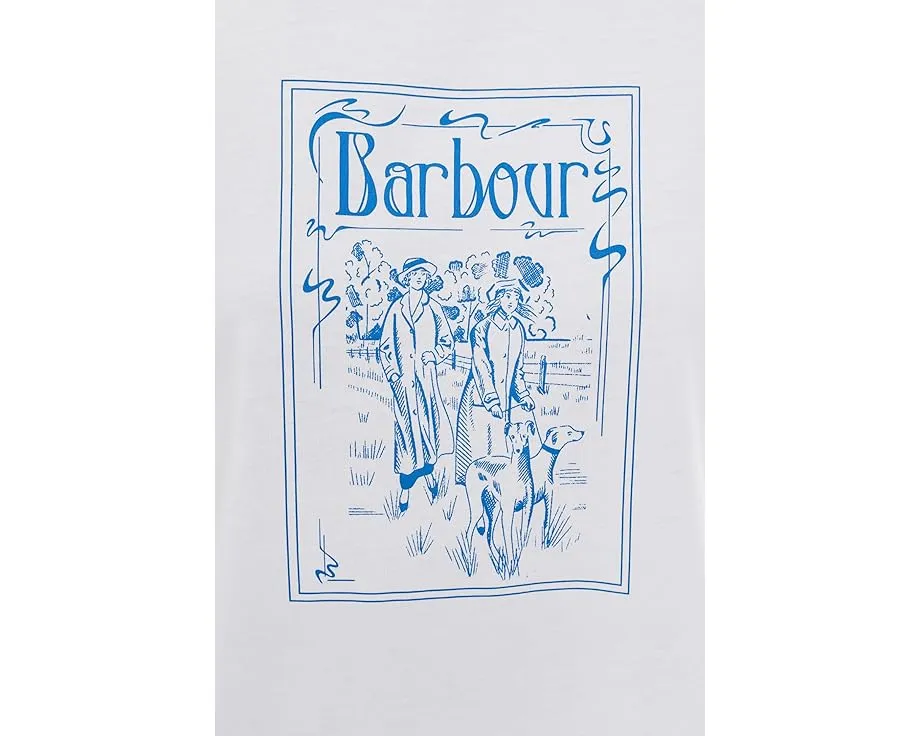 Футболка Barbour Hambleton с принтом и свободным кроем