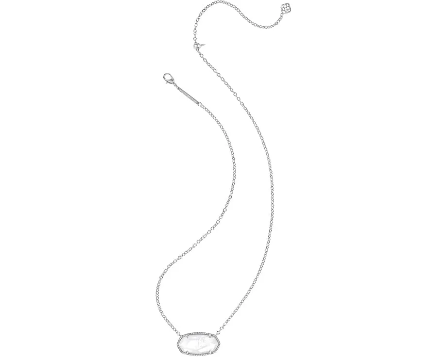 Kendra Scott Кулон Elisa Statement на короткой цепочке с иридисцентным друзом