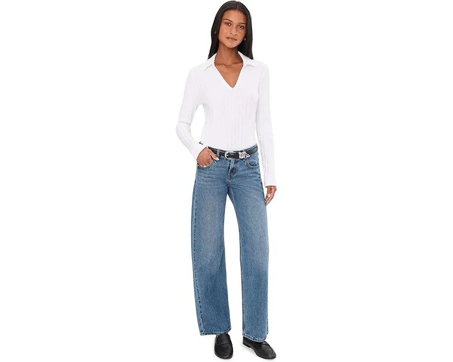 Топ Liyah с длинным рукавом и воротником от Michael Stars