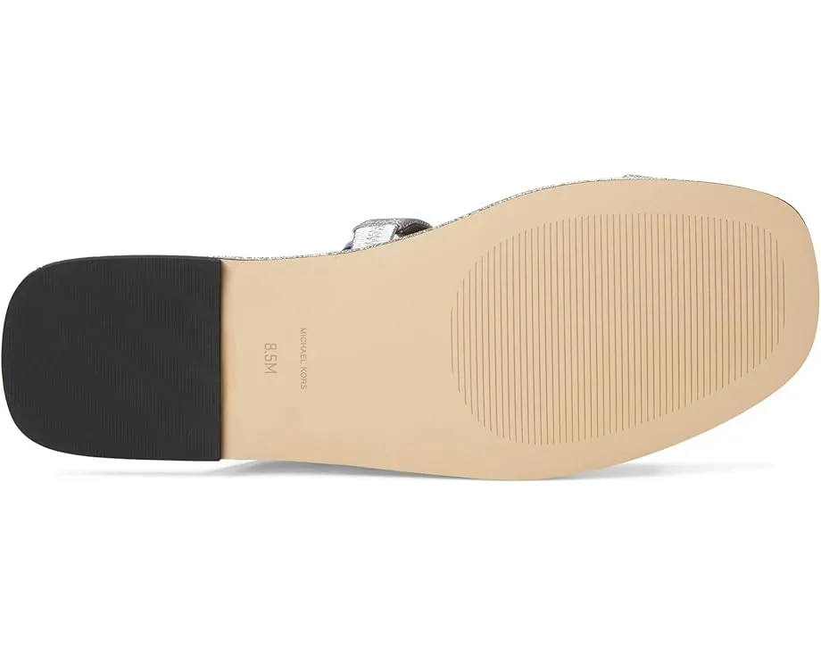 Плоские сандалии Jaida с асимметричным кожаным верхом