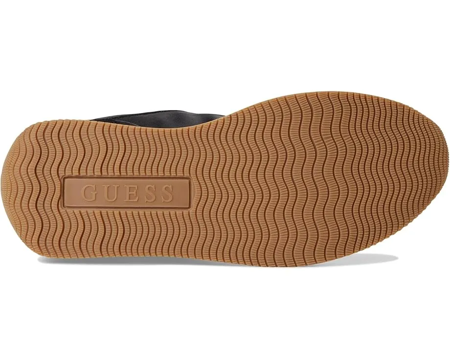 Кроссовки GUESS Skroll из замши с логотипом и резиновой подошвой