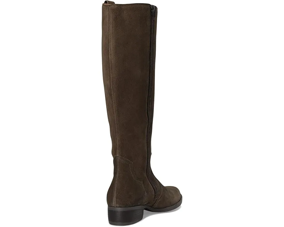 Gabor 75.901.19 высокие замшевые ботинки на каблуке