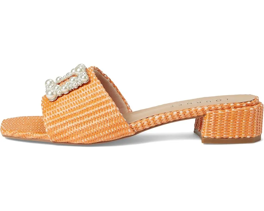 Сандалии Journee Collection Justina на платформе с квадратным носком