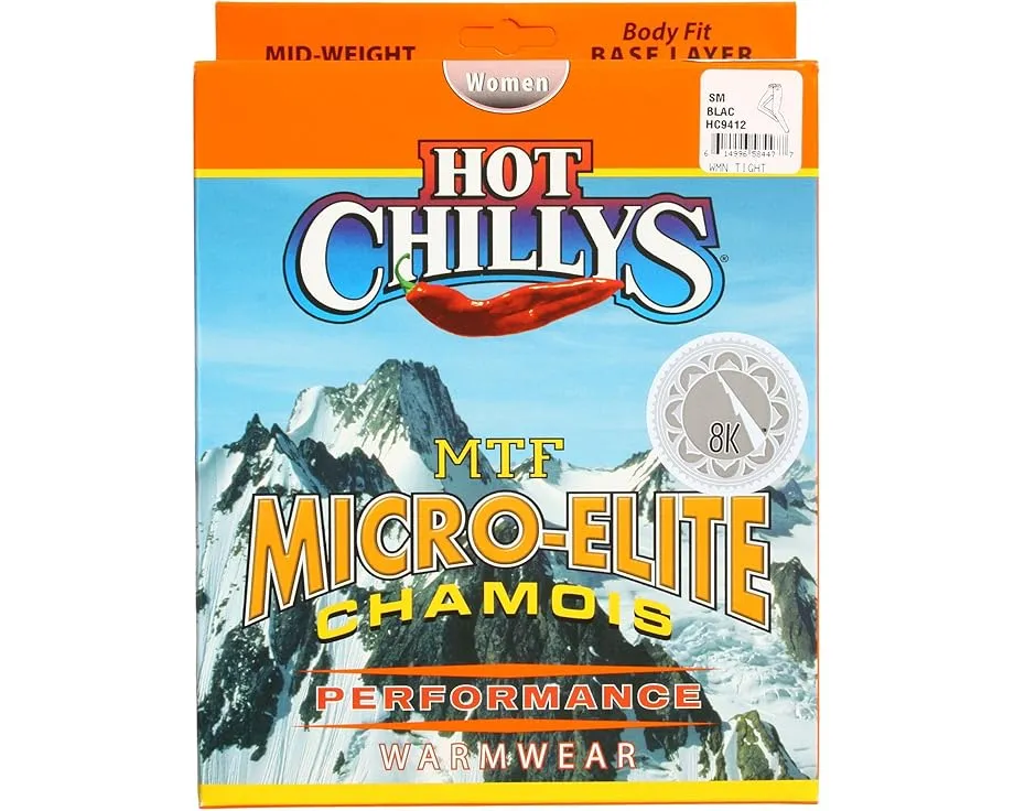 Колготки Hot Chillys Micro-Elite Chamois с замшевой внутренней стороной