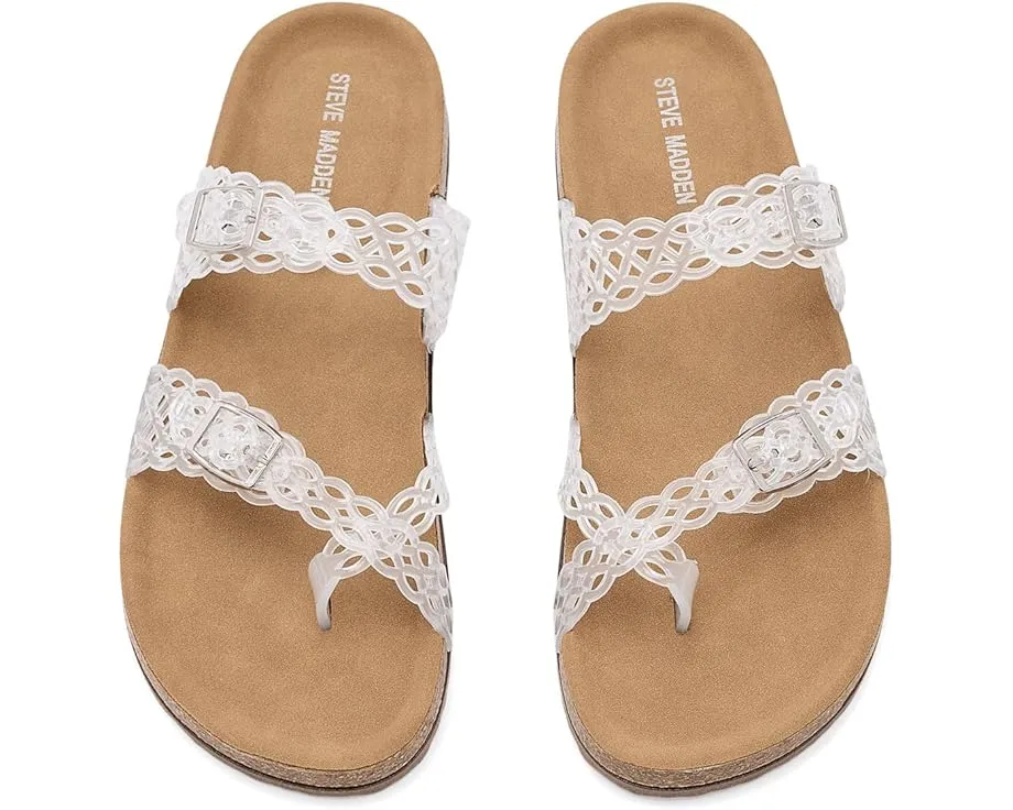 Сандалии Beach с блестящими ремешками от Steve Madden