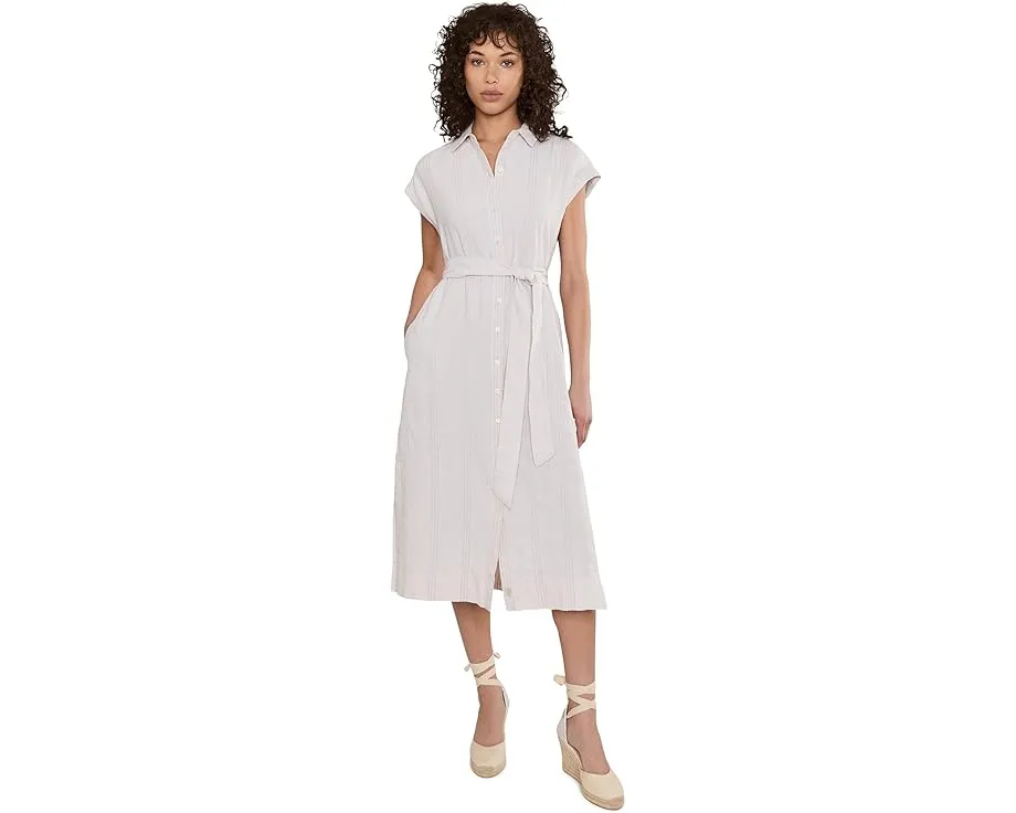 Платье Tommy Bahama Summer Isle Midi Shirtdress из льна и хлопка