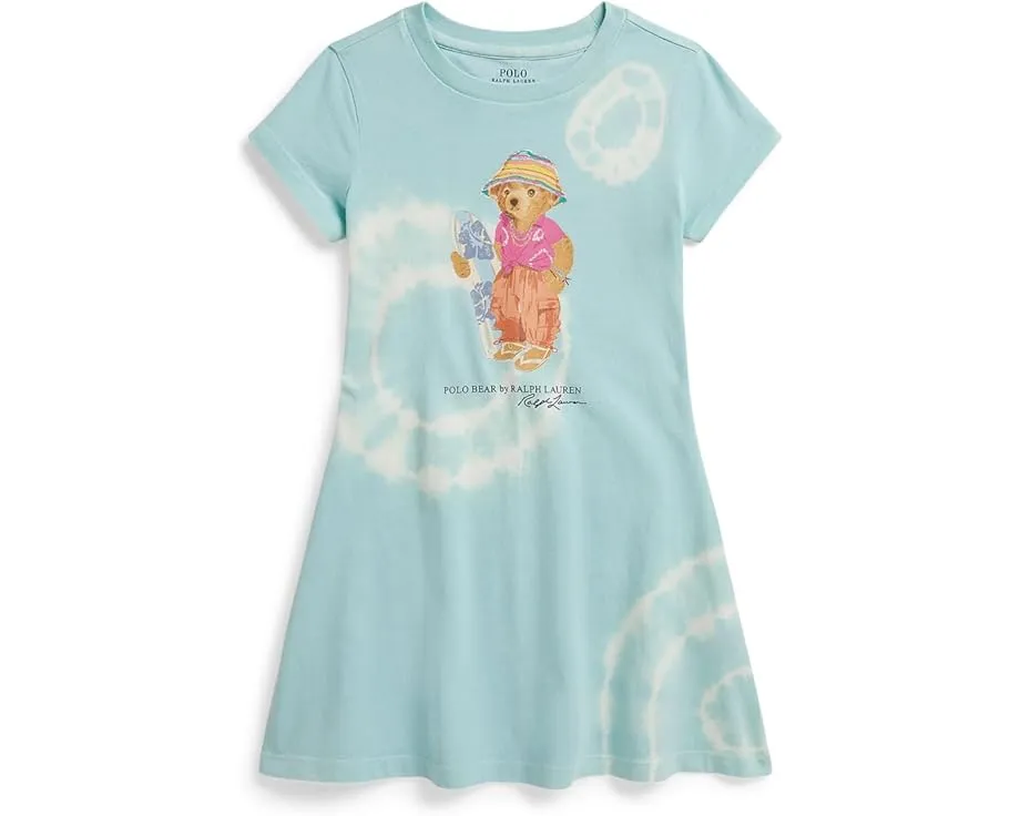 Тай-дай платье Polo Bear из хлопкового джерси