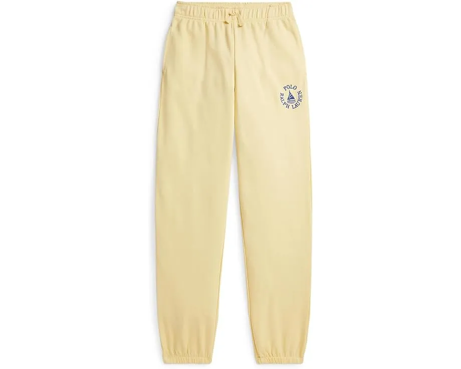Спортивные штаны Logo French Terry с логотипом и парусником от Polo Ralph Lauren Kids