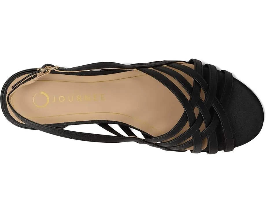 Сандалии Cassandra на устойчивом каблуке с перекрещивающимися ремешками