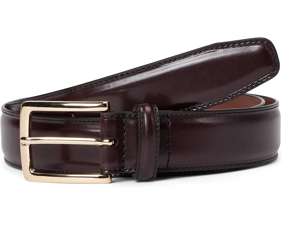 Johnston & Murphy ремень из состаренной кожи с латунной пряжкой