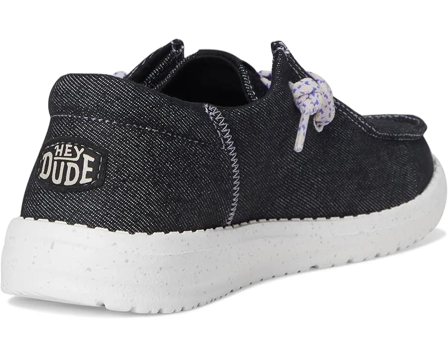 Детские слипоны Hey Dude Kids Wendy Funk Friendship Lace с эластичными шнурками