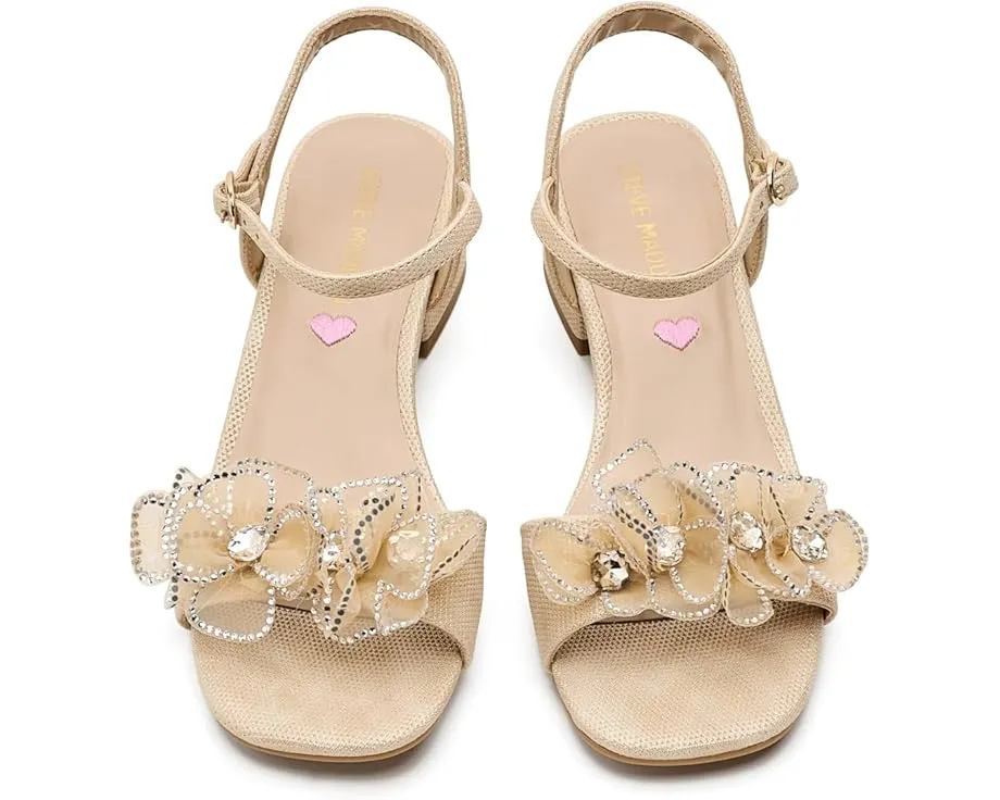 Детские сандалии Steve Madden Kids Cinthia с квадратным каблуком и цветочным декором