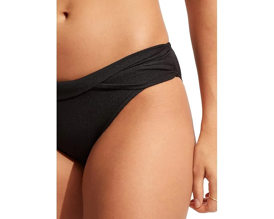 Трусы-хипстеры Seafolly Eco Collective с закрученной резинкой из переработанного нейлона