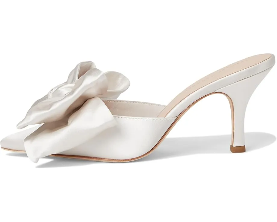 Туфли-мюли Loeffler Randall Margot Bow с бантом и стелькой из кожи