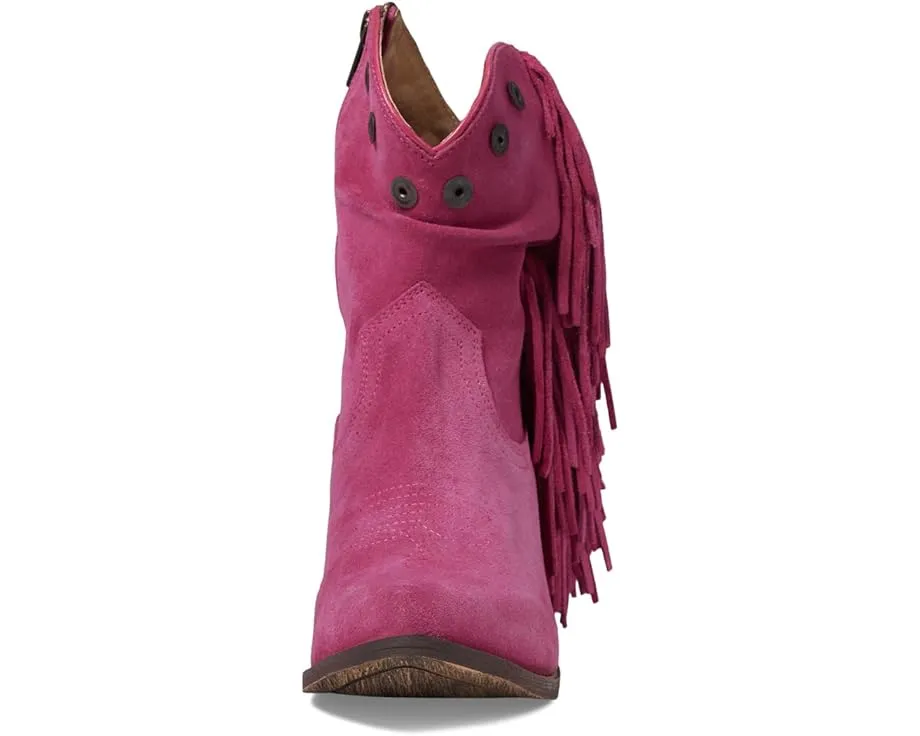 Сапоги Corral Boots Q0302 с бахромой и замшевыми заклепками на молнии