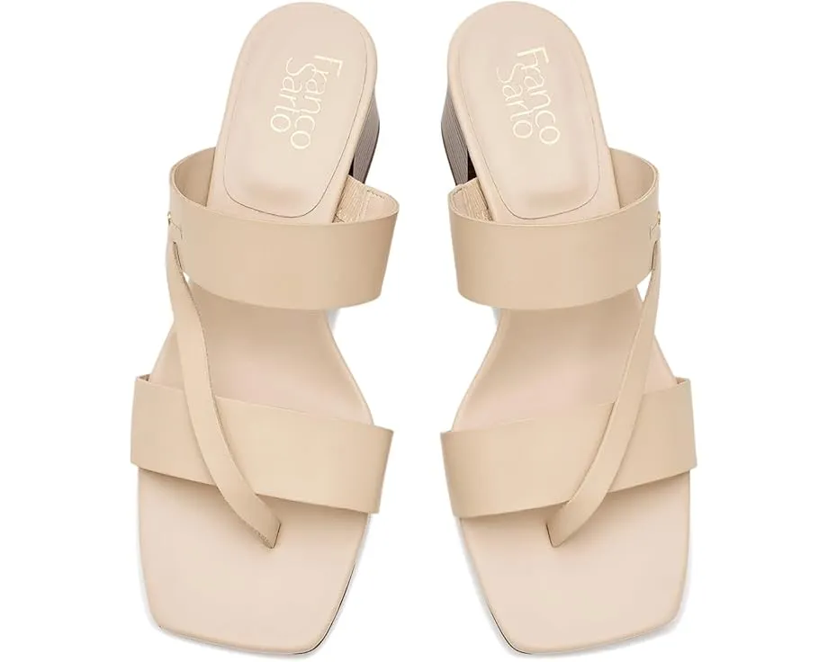 Сандалии Keoni Slide с квадратным носком и кожаным верхом