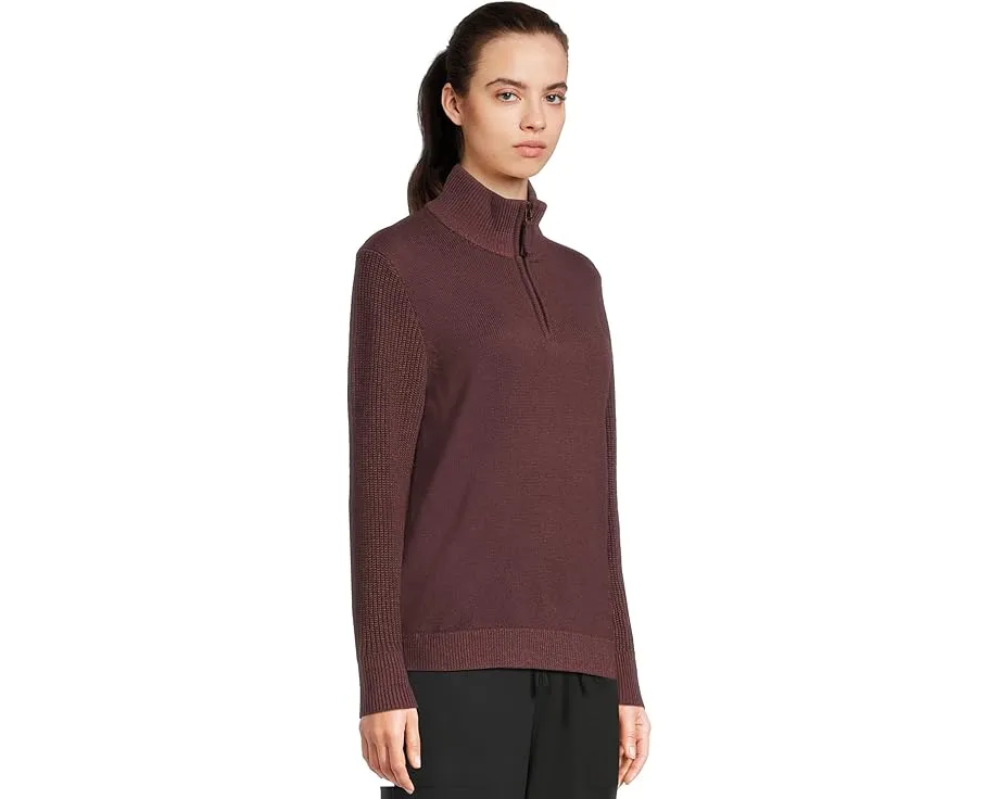 Royal Robbins свитер Westlands 1/4 Zip из смеси шерсти мериноса и переработанного полиэстера