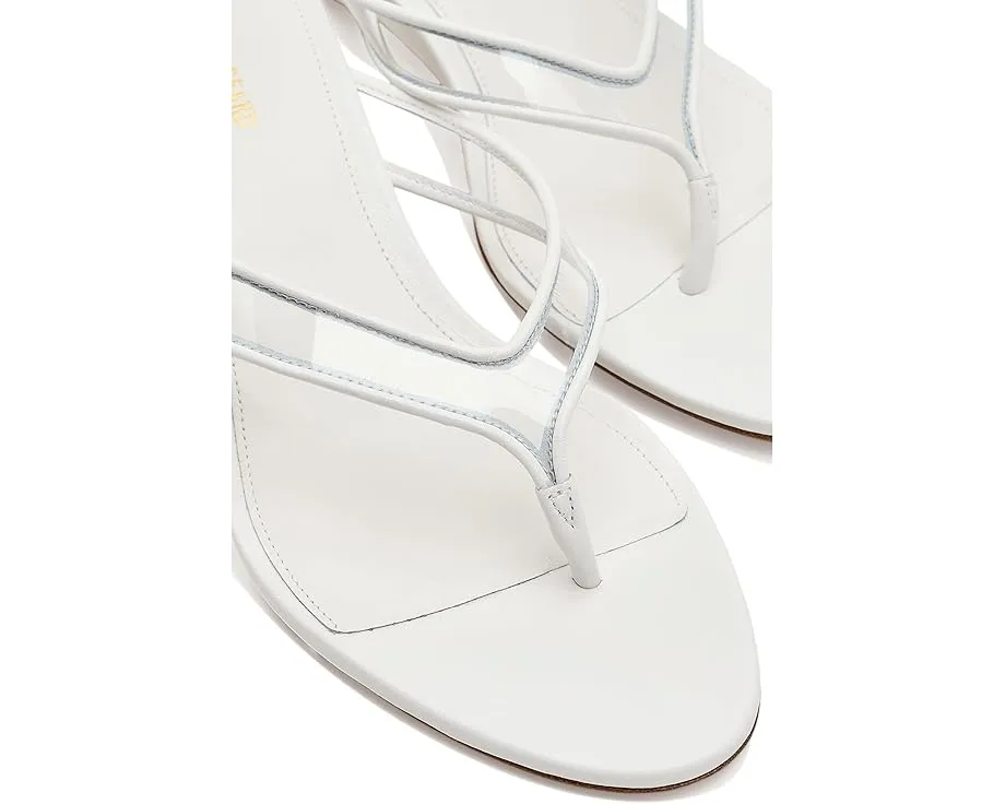 Босоножки-танкетки Clea Wedge Veronica Beard из кожи с перепончатым ремешком