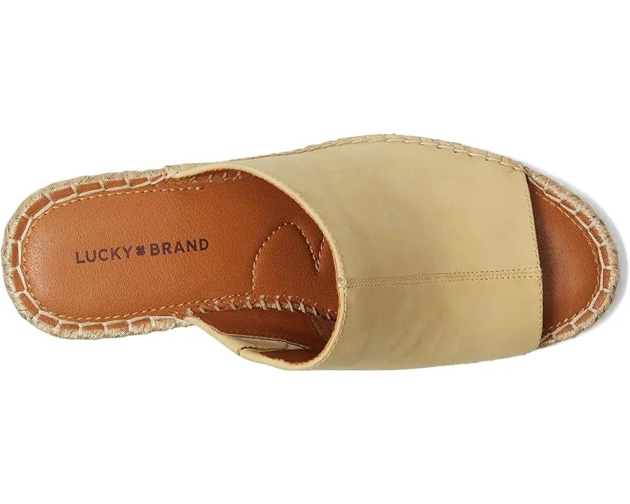 Сандалии Lucky Brand Cabriah на танкетке эспадрильи с открытой пяткой