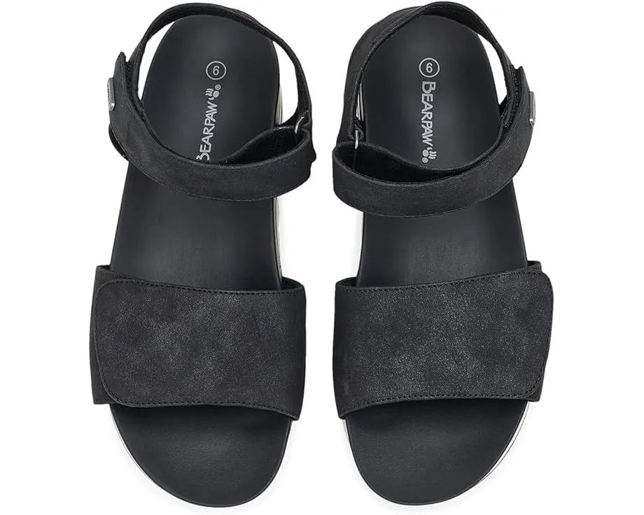 Бренд Bearpaw сандалии Bobbi на платформе с застежкой на липучке