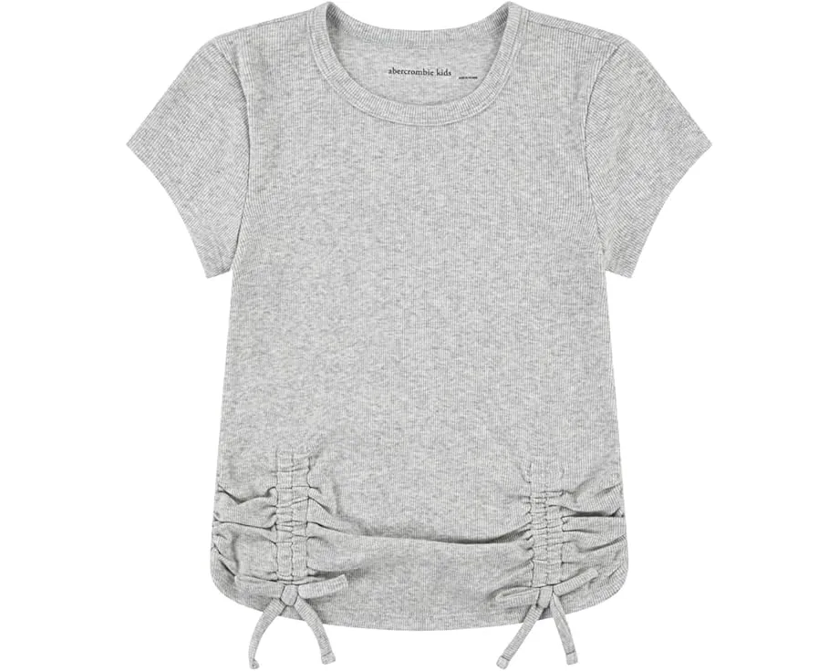 Футболка Ruched Side Bow Baby Tee с бантом от abercrombie kids
