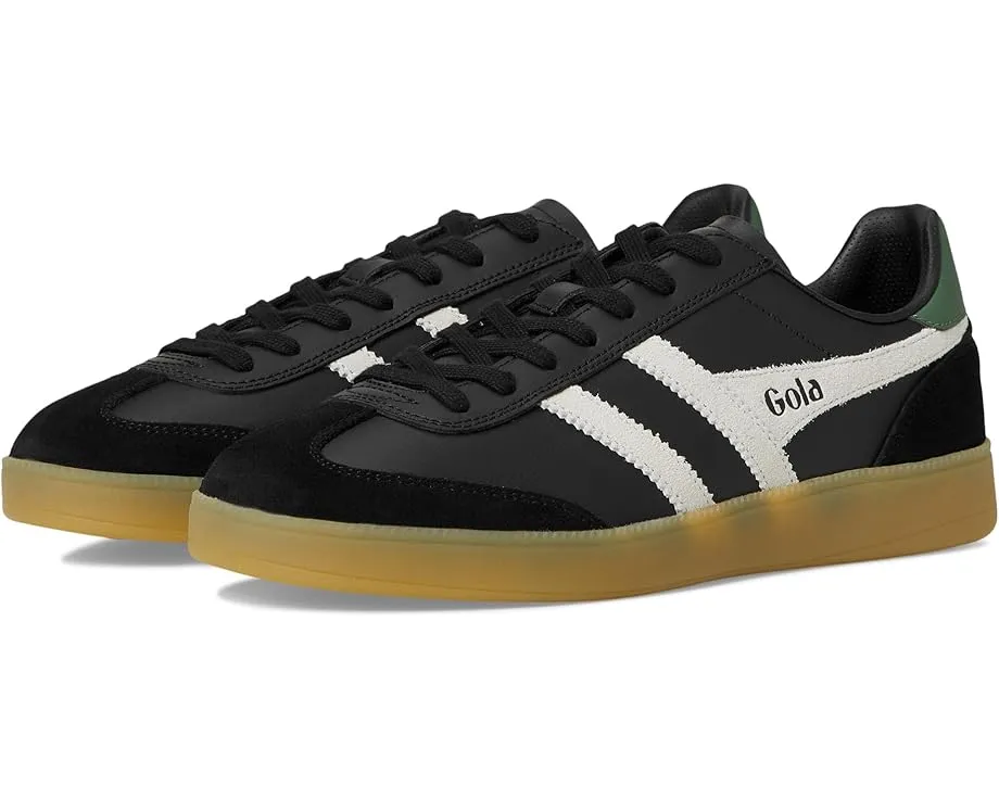 Кожаные кроссовки Gola Viper Leather с темной подошвой