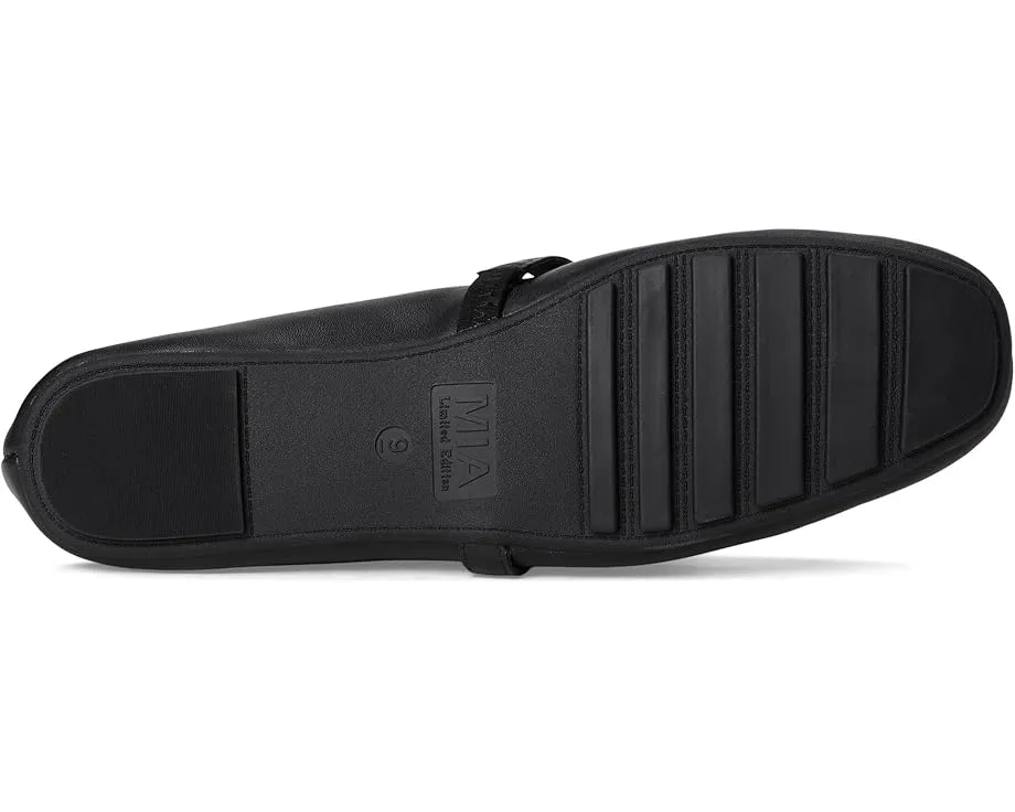 Балетки MLE-Karolin с ремешком и стразами на замше от MIA