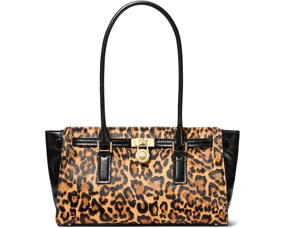 Маленькая сумка-тоут Hamilton Moderne Small East West Shoulder Tote от MICHAEL Michael Kors из кожи
