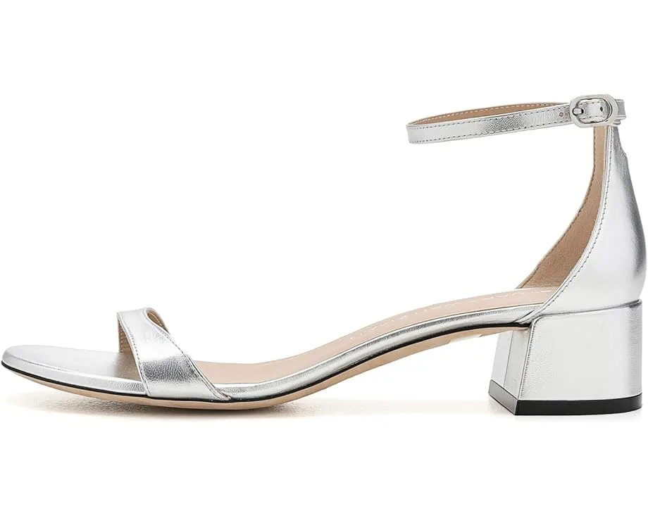 Туфли Stuart Weitzman Nudist Block 35 на квадратном каблуке с открытым носком