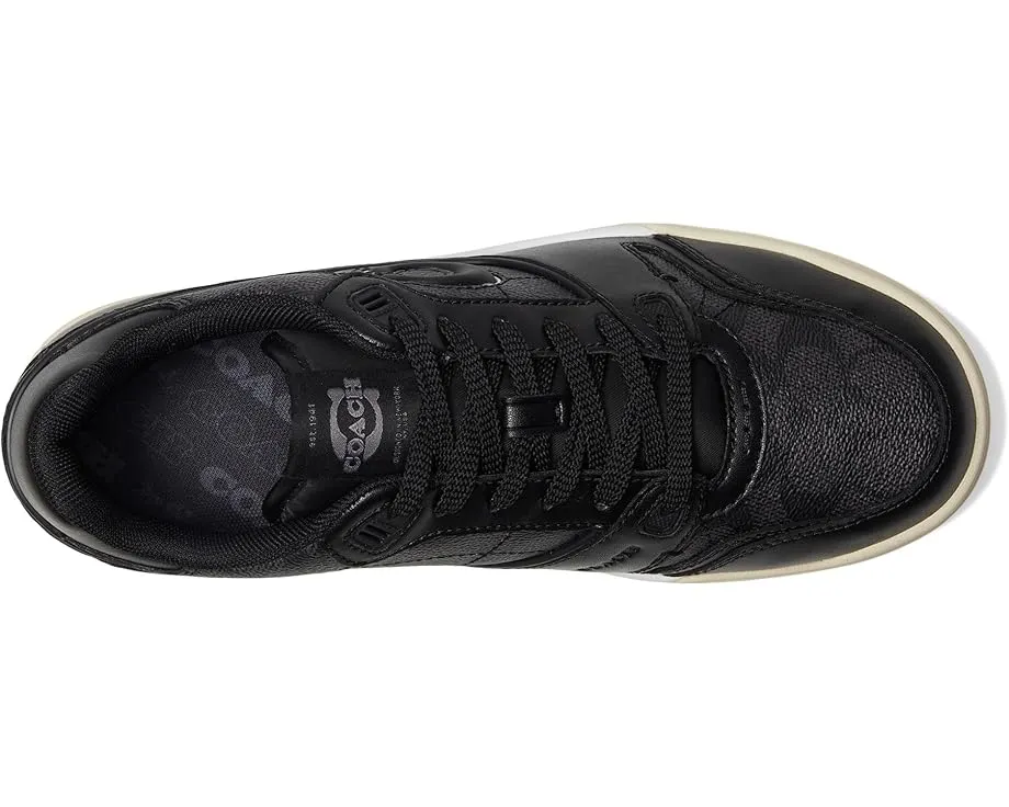 Кроссовки COACH Soho With Signature Canvas с верхом из кожи и фирменного материала