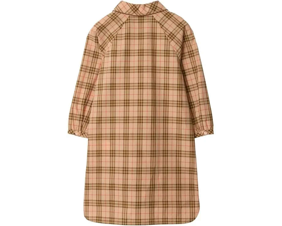 Платье Burberry Kids Elodie Check с принтом в клетку