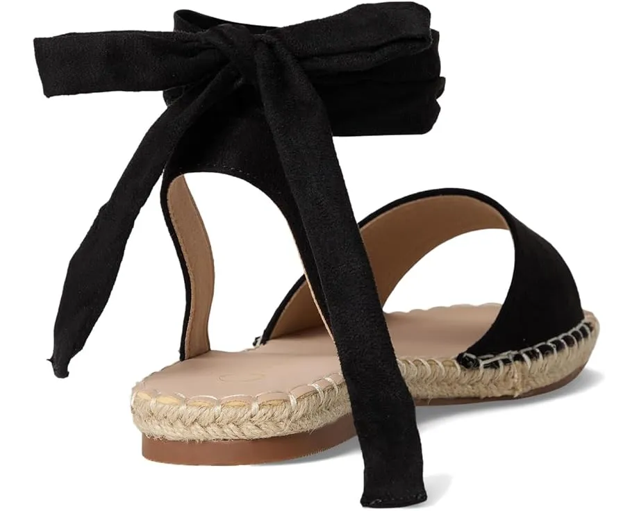 Сандалии Emelie с ремешком вокруг щиколотки и деталями эспадрильи Journee Collection