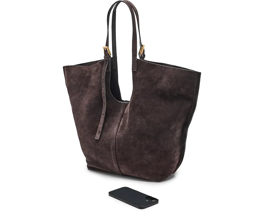 AllSaints Сумка тоут Ara из замши восточно-западной ориентации