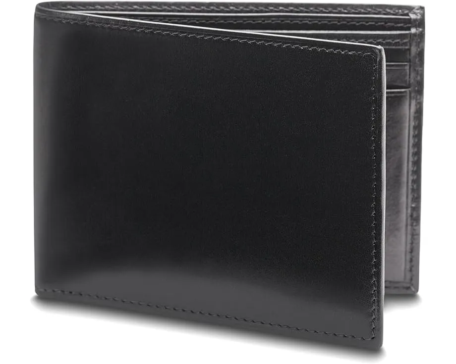 Bosca деловой кошелек с окошком для ID из состаренной кожи