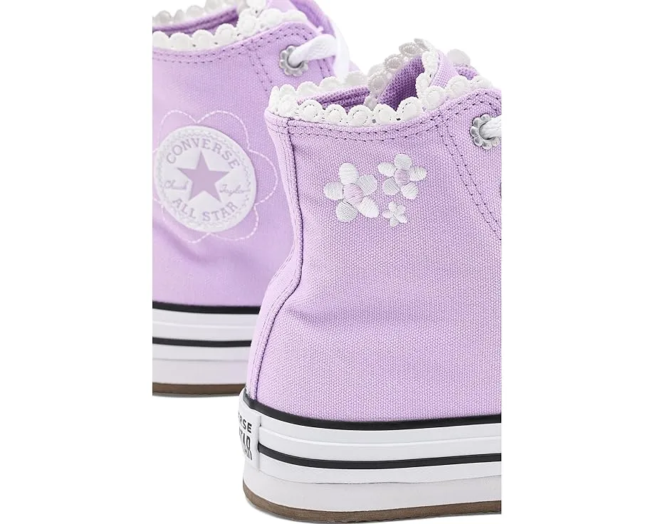 Кроссовки Converse Chuck Taylor Eva Lift Platform с принтом Bubble Flowers для старших детей