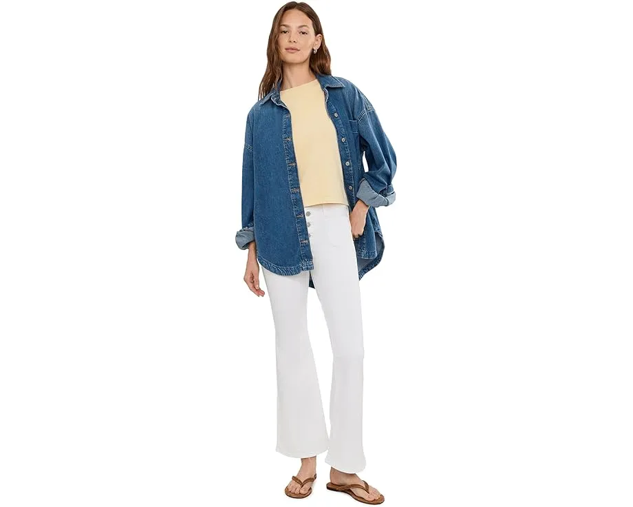 Джинсы Levi's 726 Patch Pocket с расклешенным кроем и накладными карманами