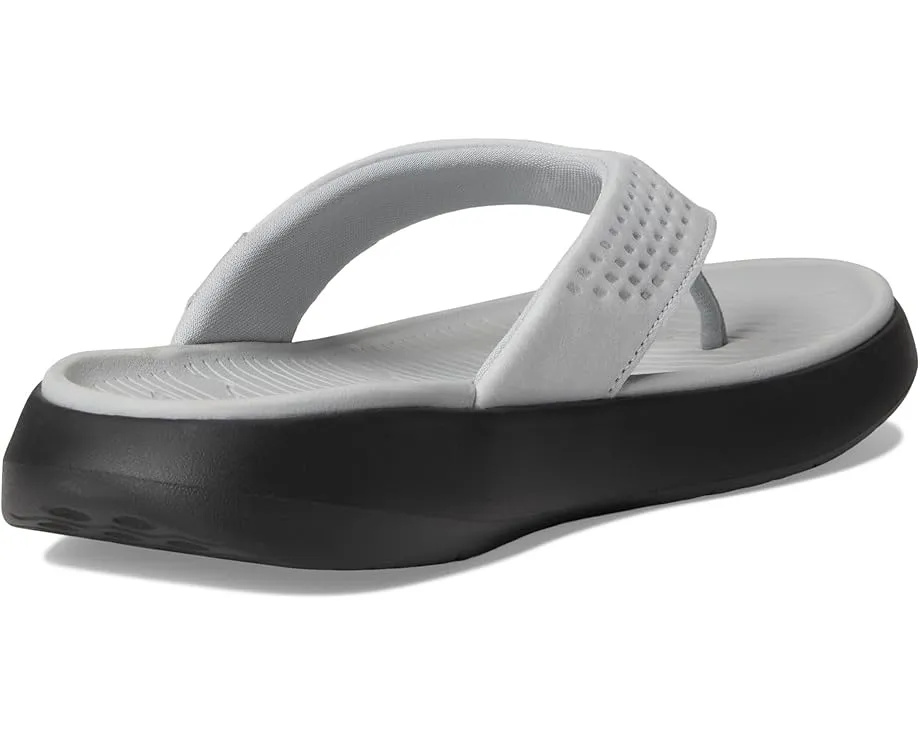 Шлепанцы Columbia Boatside Flip Lea PFG с ремешком из кожи и подошвой Omni-Grip